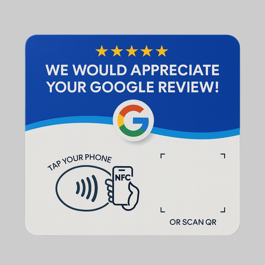 Google Reviews Plate QR