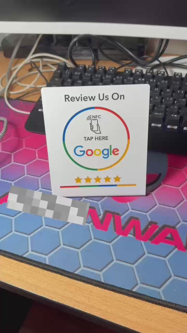 NFC Google Review Stands Intro